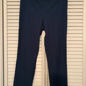 Stitch Fix Margaret M green pattern slimming pant
